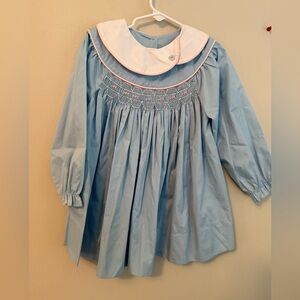 Lullaby Set Light Blue Smocked Dress